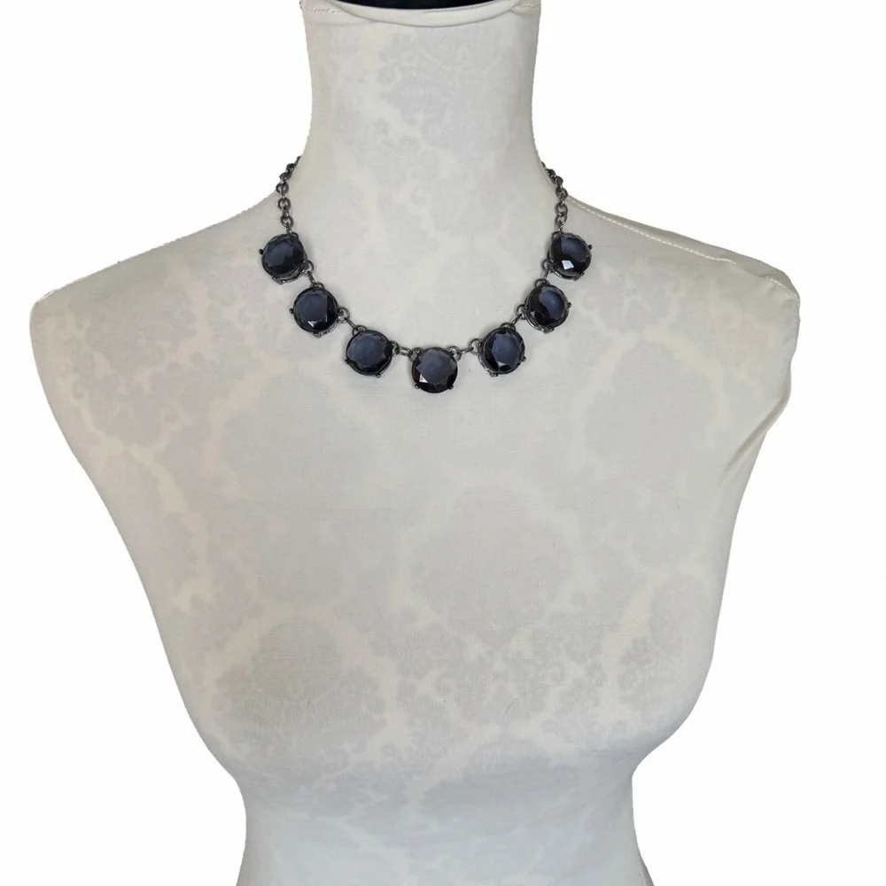 E C statement necklace